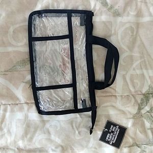 Clear plastic purse